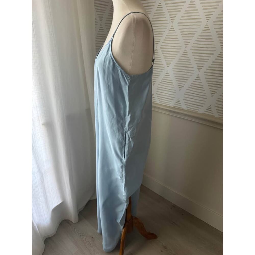 ATHLETA Women’s Small Calm Cool Romper Blue Wide Leg Jumpsuit Size NWT $119.00 - Picture 4 of 8